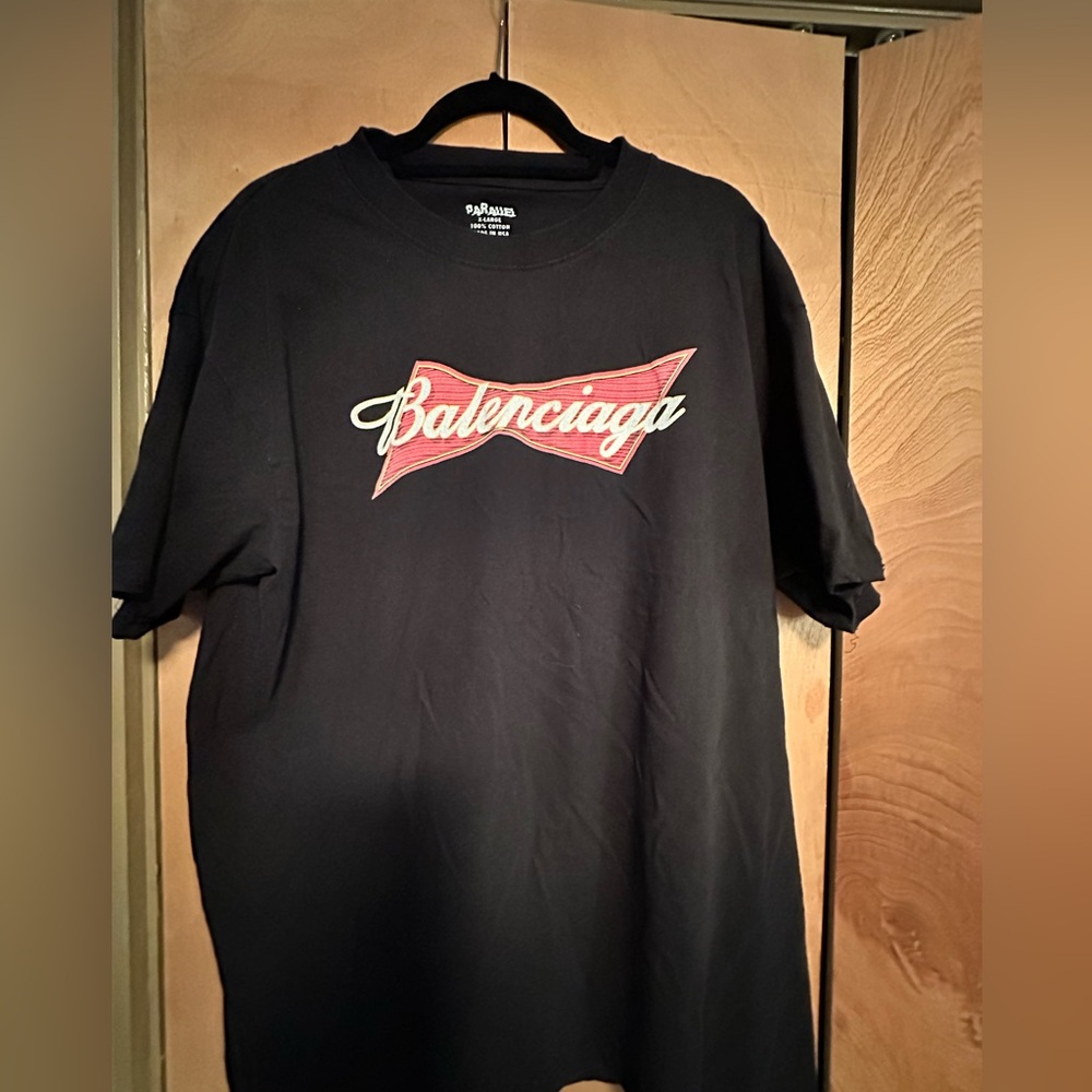 Parallel Balenciaga Budweiser T-Shirt